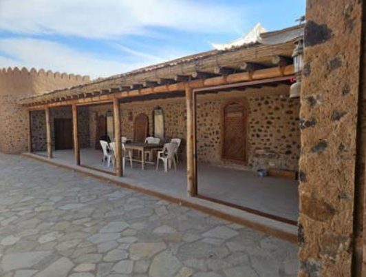 Shaded courtyard – Al Hisn Fili Fort, Sharjah