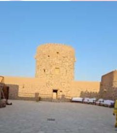 Fort tower and courtyard – Al Hisn Fili Fort, Sharjah