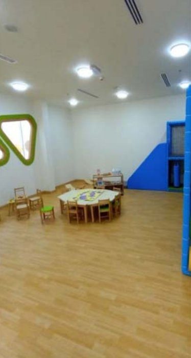 Classroom with ceiling air diffusers – Little Steps Nursery, Sharjah